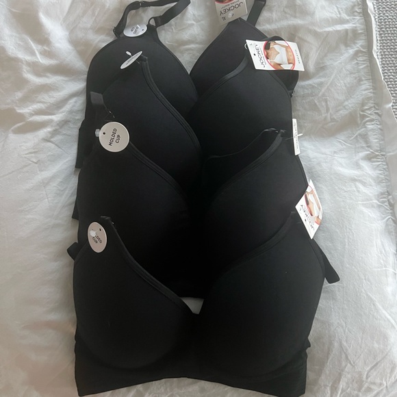NWT Jockey molded cup bralette - black - size large - Picture 3 of 8